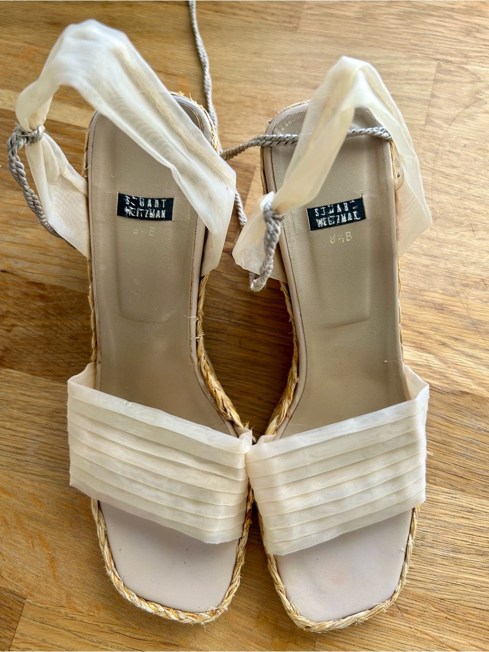 Stuart Weitzman Organza Sandals
